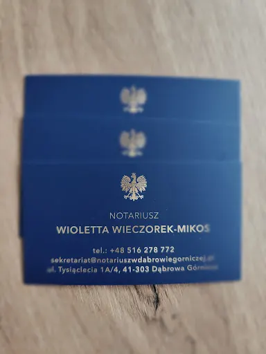 Kancelaria Notarialna Wioletta Wieczorek-Mikos Notariusz